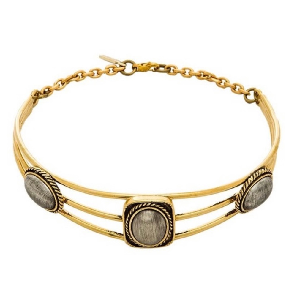 Vanessa Mooney Crow Gold Choker in Gold